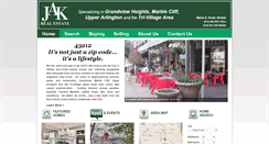 Desktop Screenshot of jak-real-estate.com