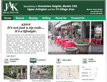 Tablet Screenshot of jak-real-estate.com